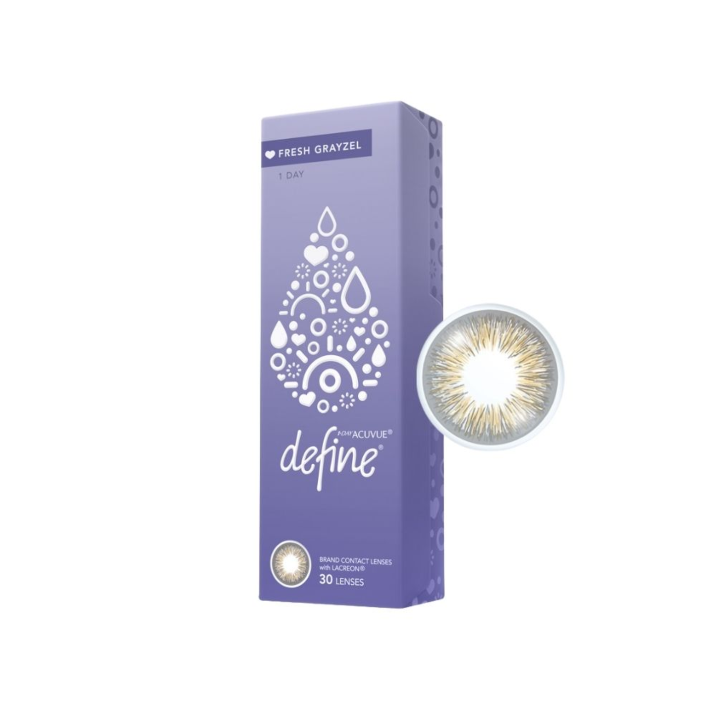 1-Day Acuvue Define Fresh - Daily Colored Lenses (30 Pack)
