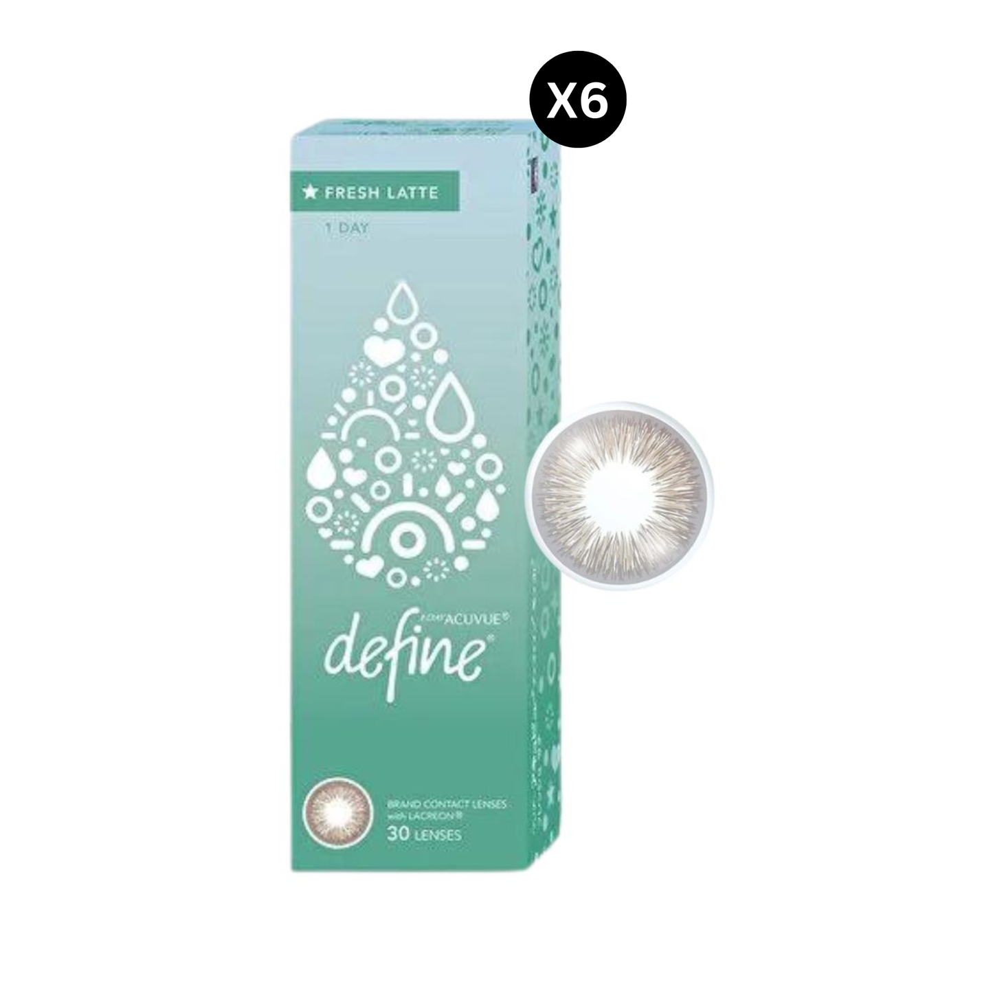1-Day Acuvue Define Fresh - Daily Colored Lenses (30 Pack)