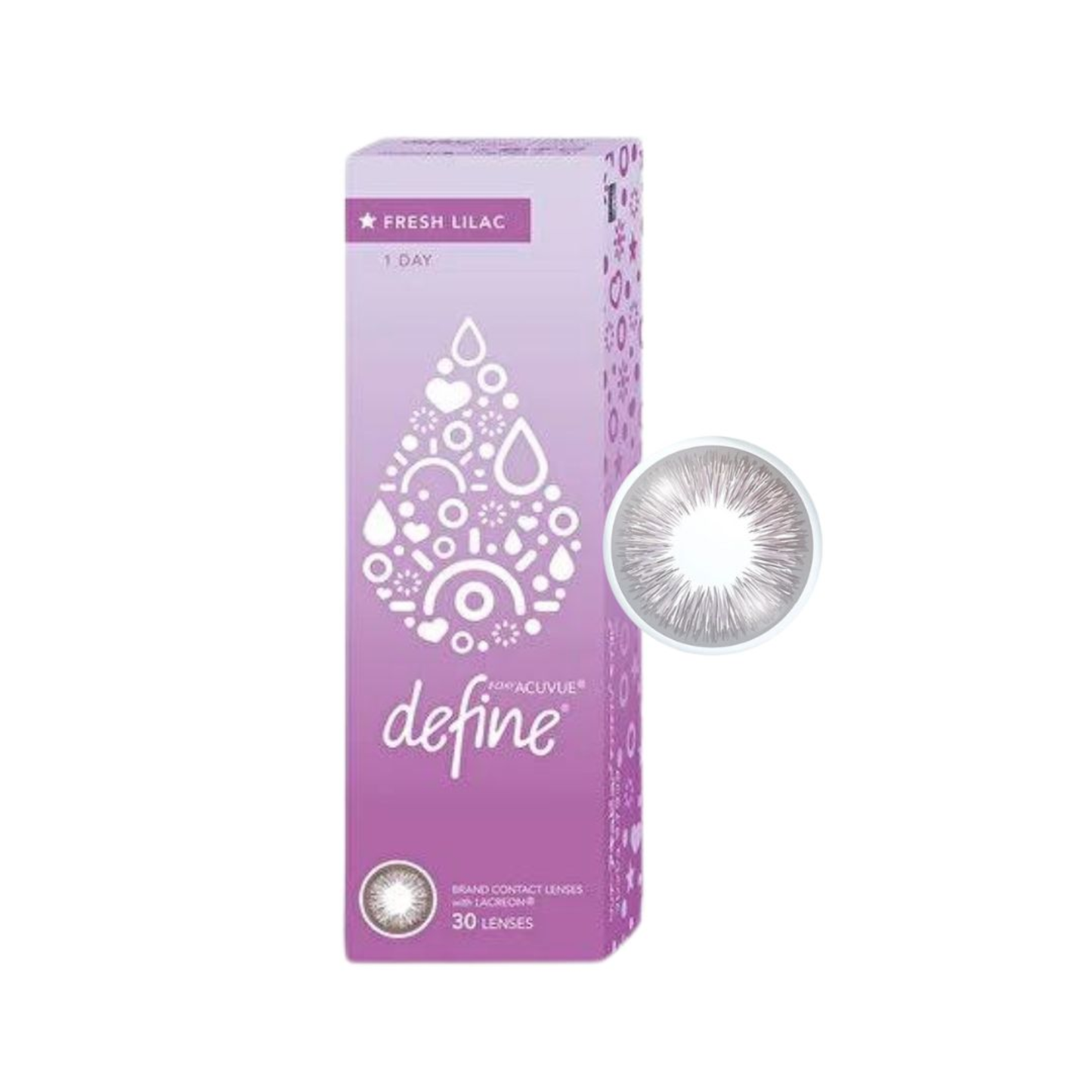 1-Day Acuvue Define Fresh - Daily Colored Lenses (30 Pack)