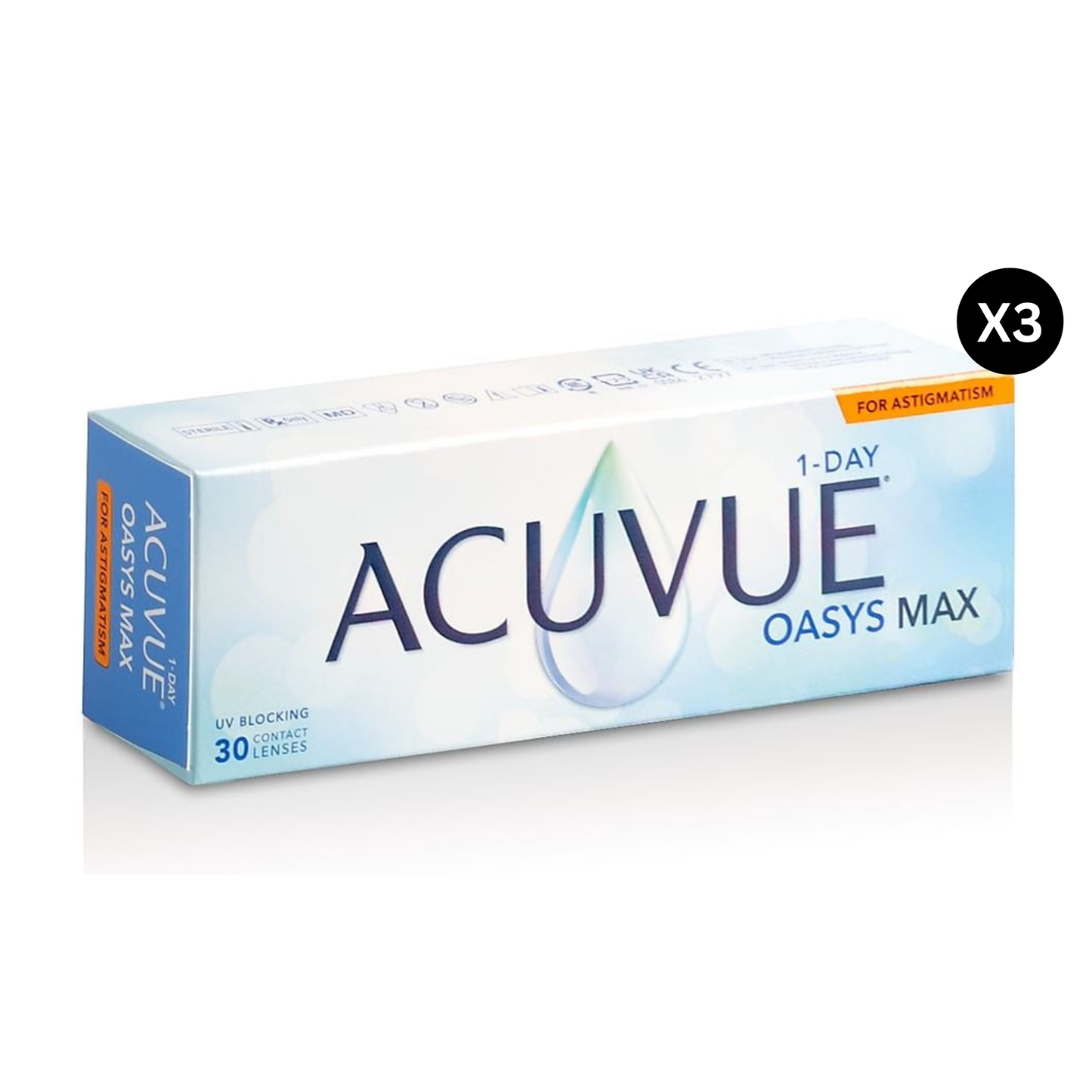 Acuvue Oasys Max 1 Day for Astigmatism (30 Pack)