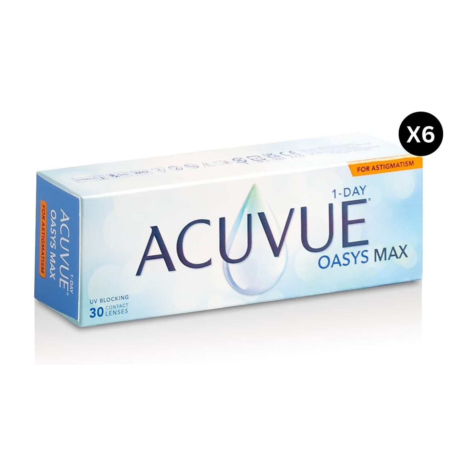 Acuvue Oasys Max 1 Day for Astigmatism (30 Pack)