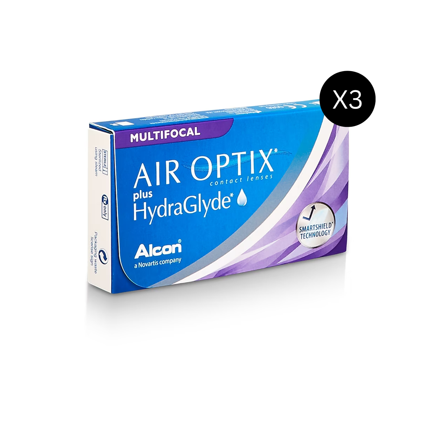Air Optix Plus HydraGlyde Multifocal - Monthly (3 Pack)