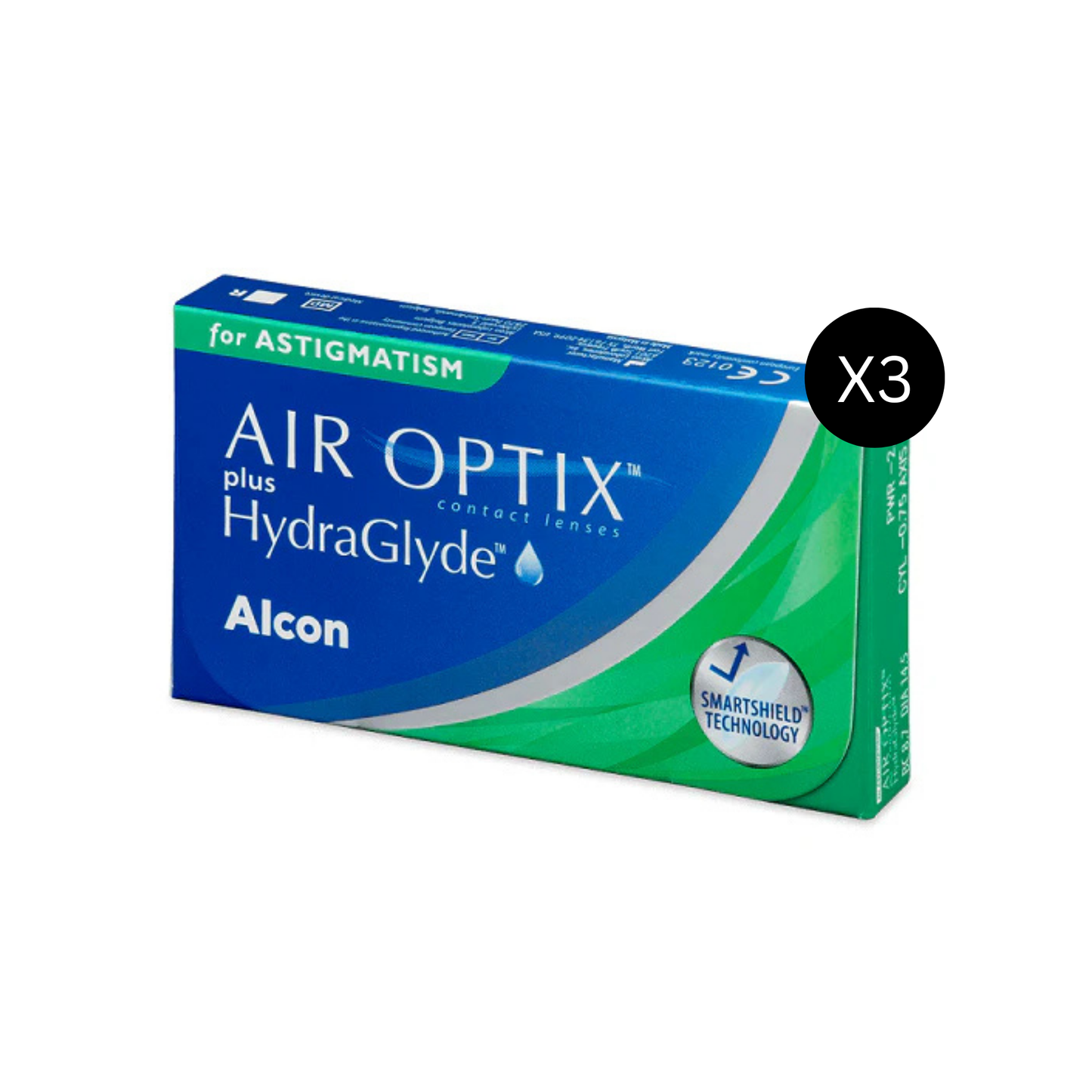 Air Optix Plus HydraGlyde for Astigmatism - Monthly (3 Pack)