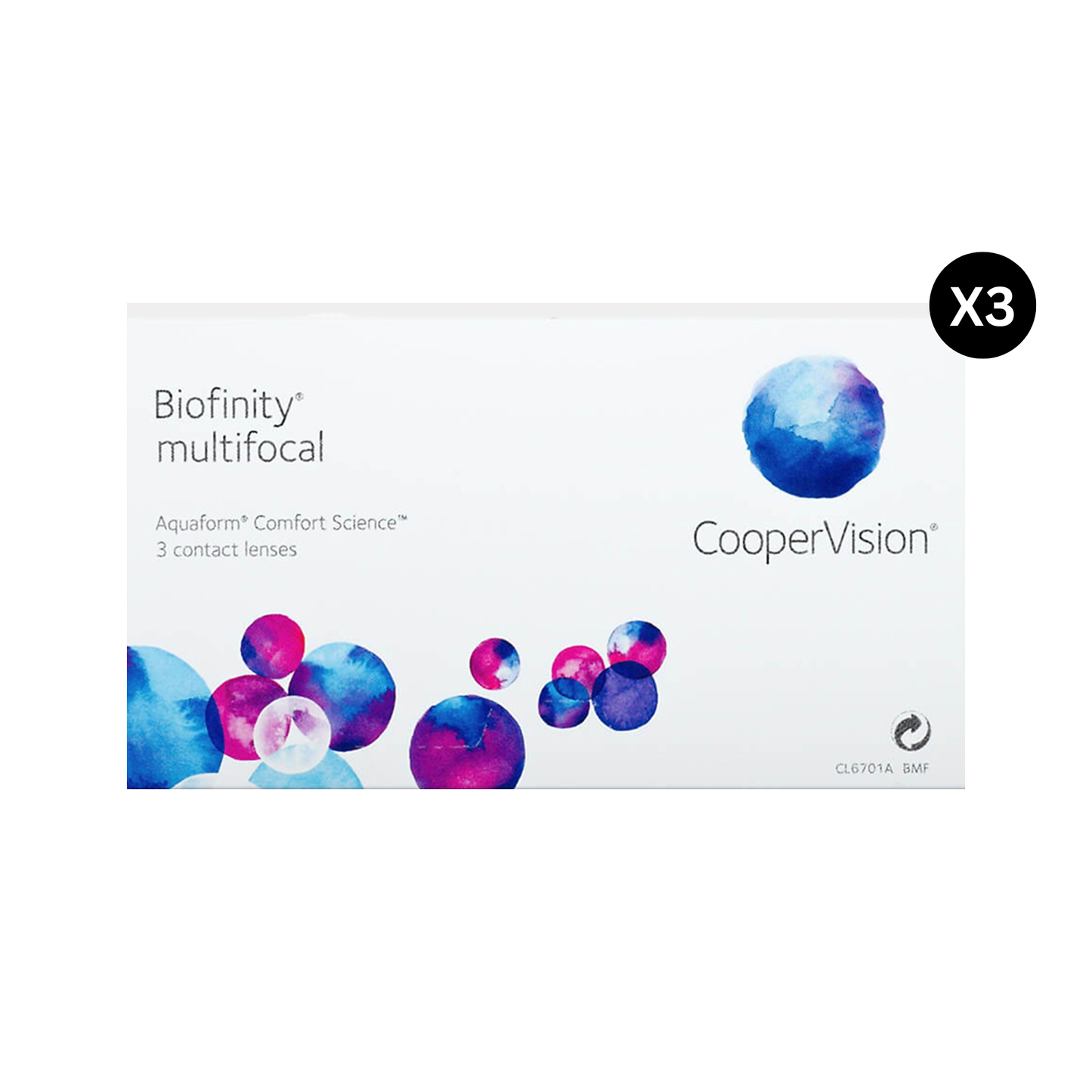 Biofinity Multifocal - Monthly (3 Pack)