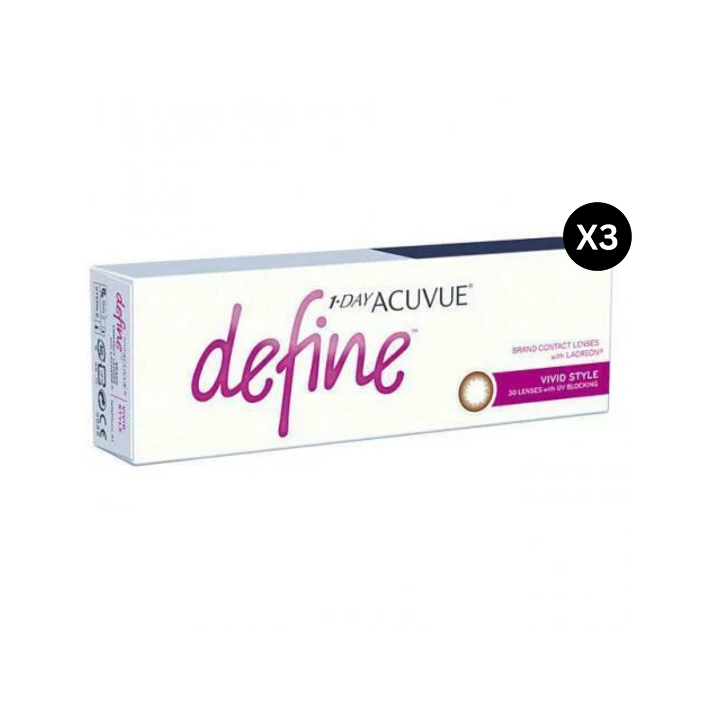 1-Day Acuvue Define - Daily Colored Lenses (30 Pack)
