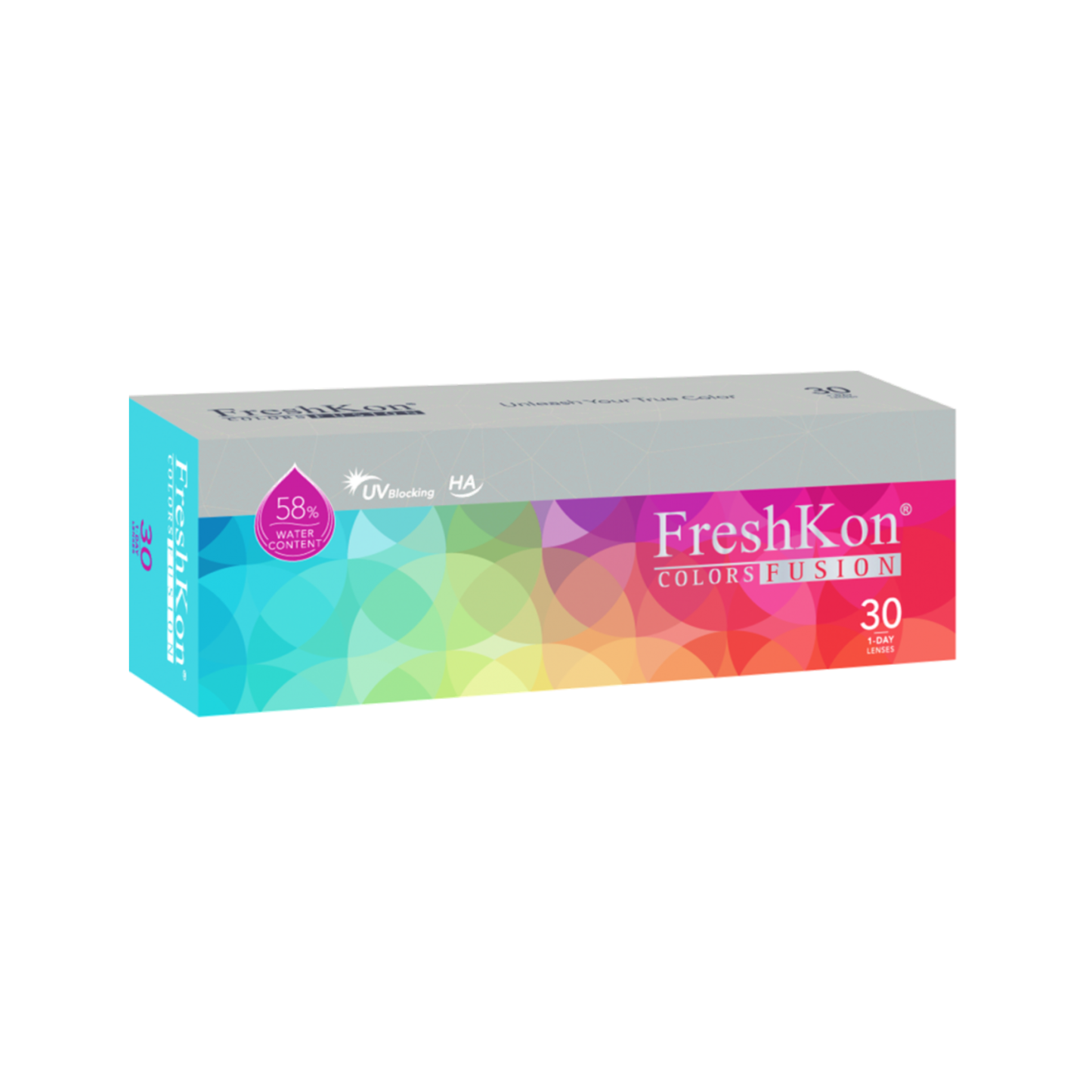 FreshKon Colors Fusion 1-Day - Daily Colored Lenses (30 Pack)
