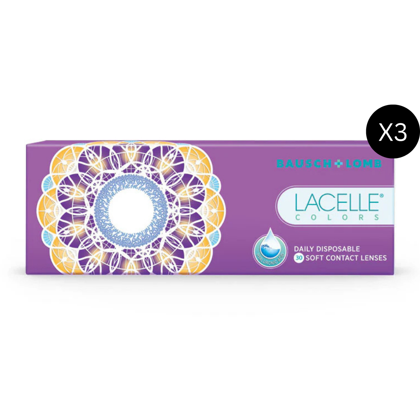 Lacelle Colors - Daily Colored Lenses (30 Pack)