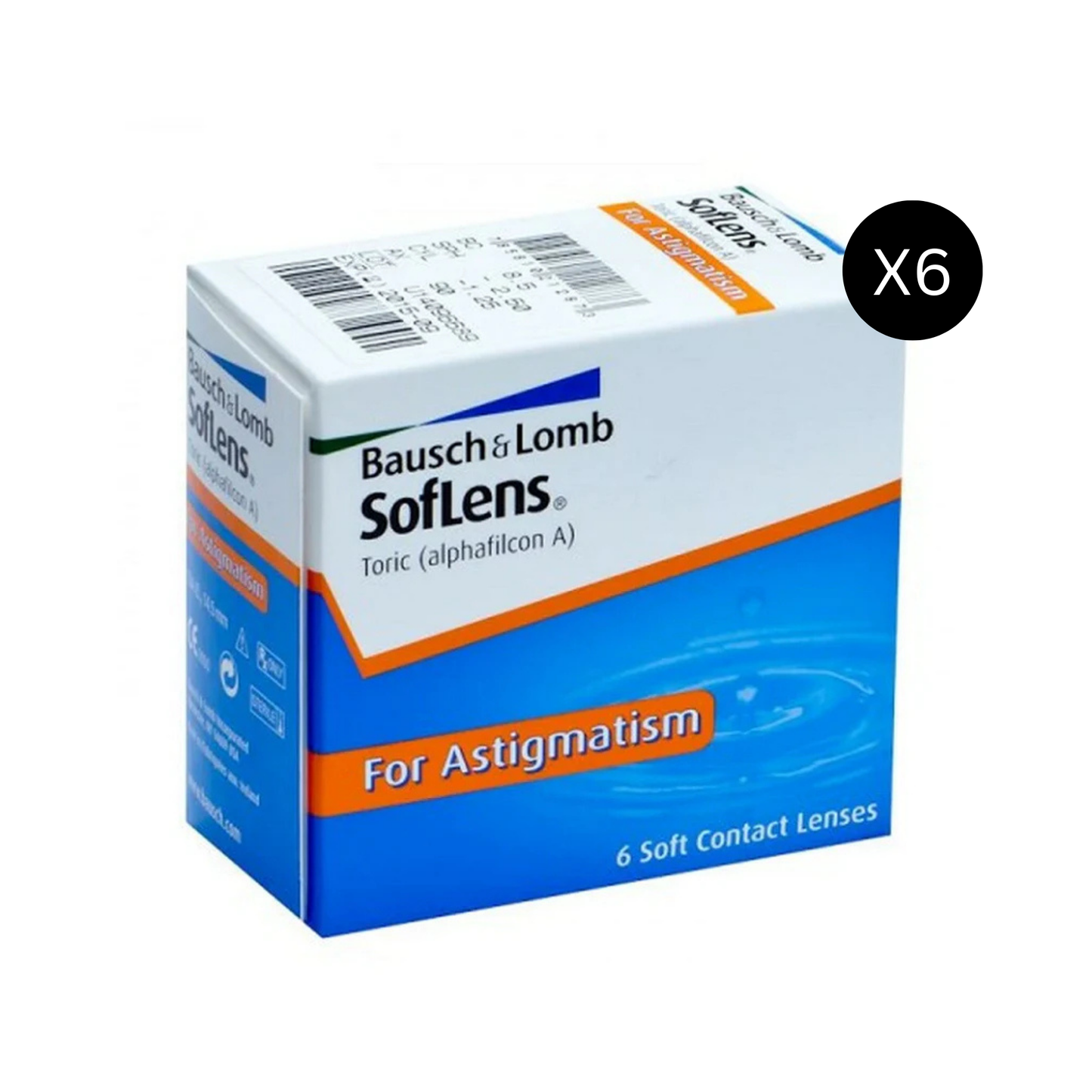 SofLens 66 Toric for Astigmatism - Bi-Weekly (6 Pack)